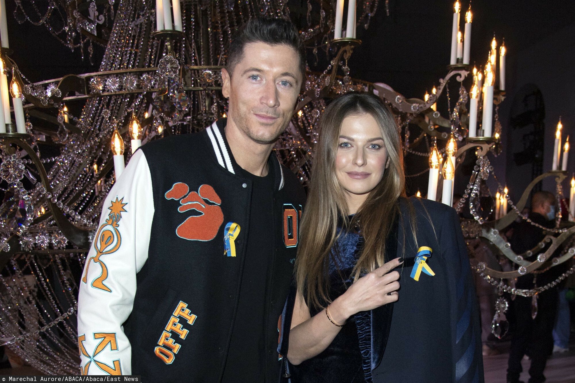 Lewandowscy na pokazie mody w Paryżu