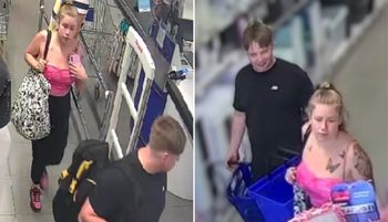 Kobieta, a obok mężczyzna. Karygodne czyny. Pokazali twarze