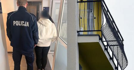 7-latek sam na balkonie. Matka była pijana