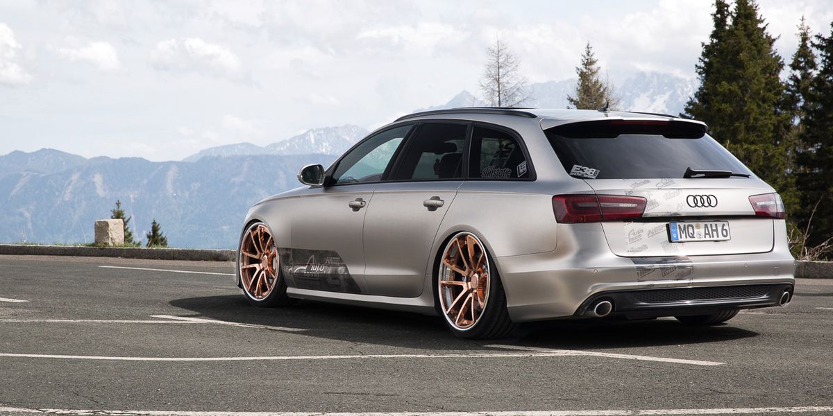 Nietuzinkowe Audi na felgach Rotiform Wheels