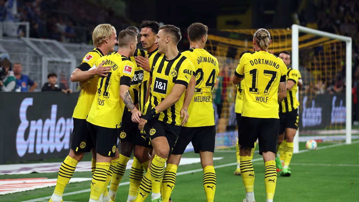 Zdjęcie okładkowe artykułu: Getty Images / Alex Grimm  / Na zdjęciu: piłkarze Borussii Dortmund
