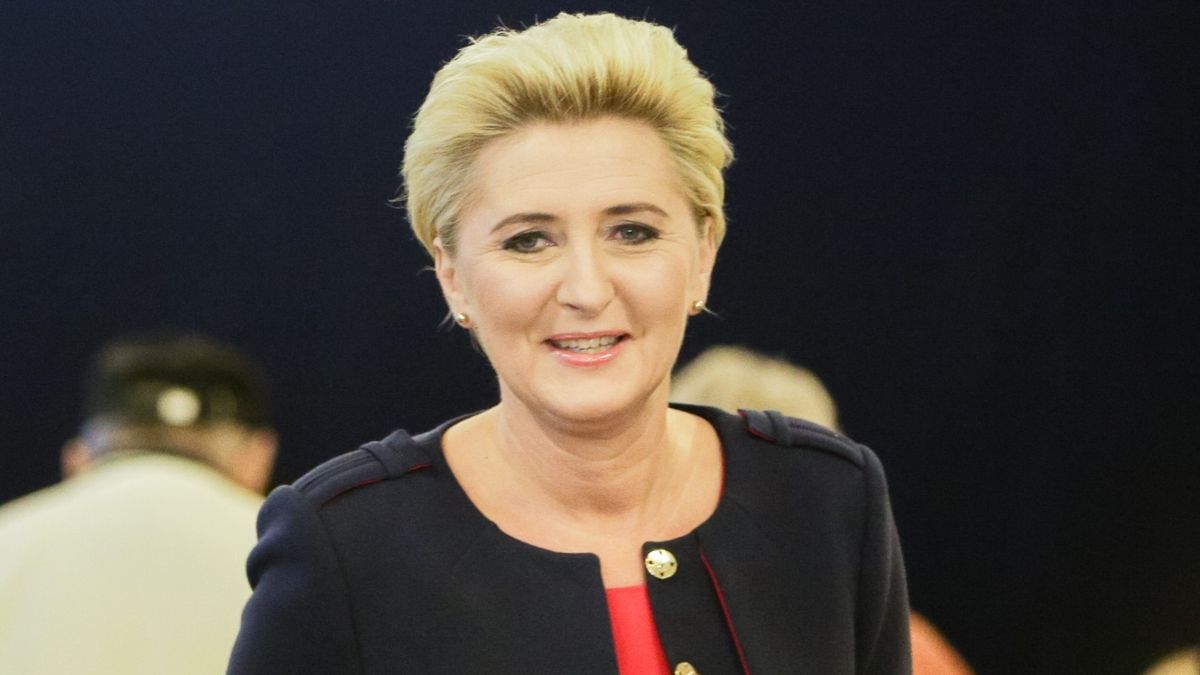 scena z: Agata Kornhauser- Duda, SK:, , fot. AKPA/AKPAKandydaci - wybory prezydenckie 2020, lipiec 2020, Agata Kornhauser- Duda