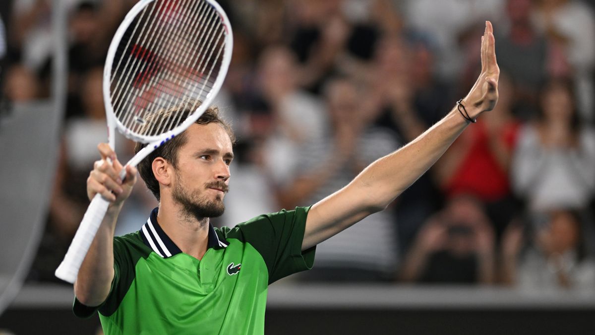 PAP/EPA / Lukas Coch / Na zdjęciu: Danił Miedwiediew