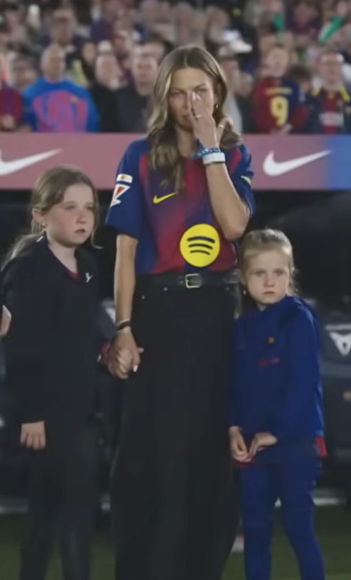 Anna Lewandowska z córkami