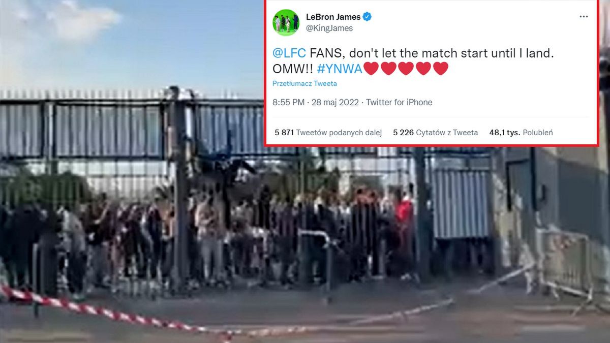 Kibice szturmowali ogrodzenie Stade de France