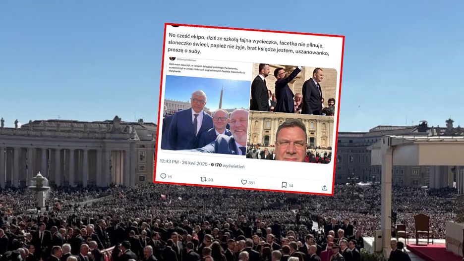 Politycy robili zdjęcia w Watykanie