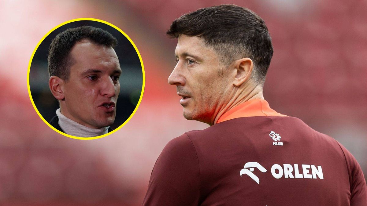 Getty Images / Foto Olimpik/NurPhoto via Getty Images/WP SportoweFakty Kuba Duda / Na dużym zdjęciu Robert Lewandowski, na małym Marek Wasiluk