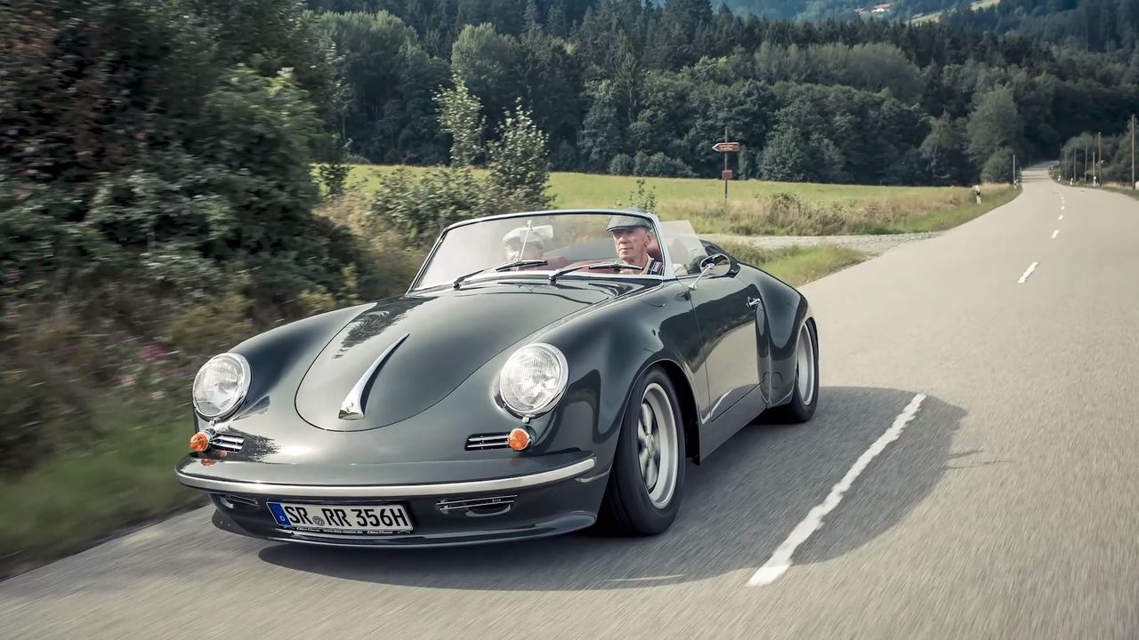 Wyjątkowe Porsche 356 Waltera Röhrla skrywa pod tylną klapą silnik z 911 Turbo
