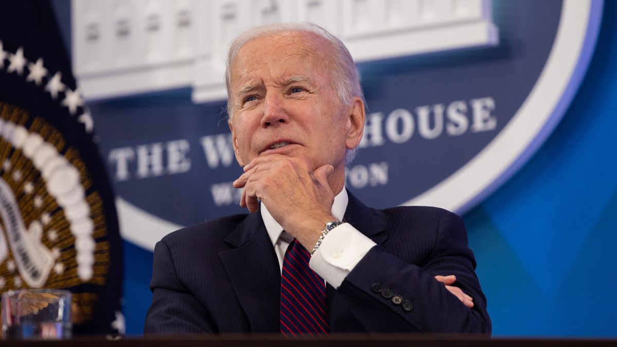 Washington DC, USA- September 2nd: President Joe Biden speaks at an event highlighting grants created by the American Rescue Plan at the White House in Washington, DC on September 2nd, 2022. (Photo by Nathan Posner/Anadolu Agency via Getty Images)