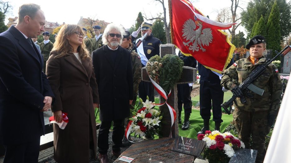 Uroczystość oznaczenia grobu Tadeusza Gumińskiego (Wojciech Obremski)