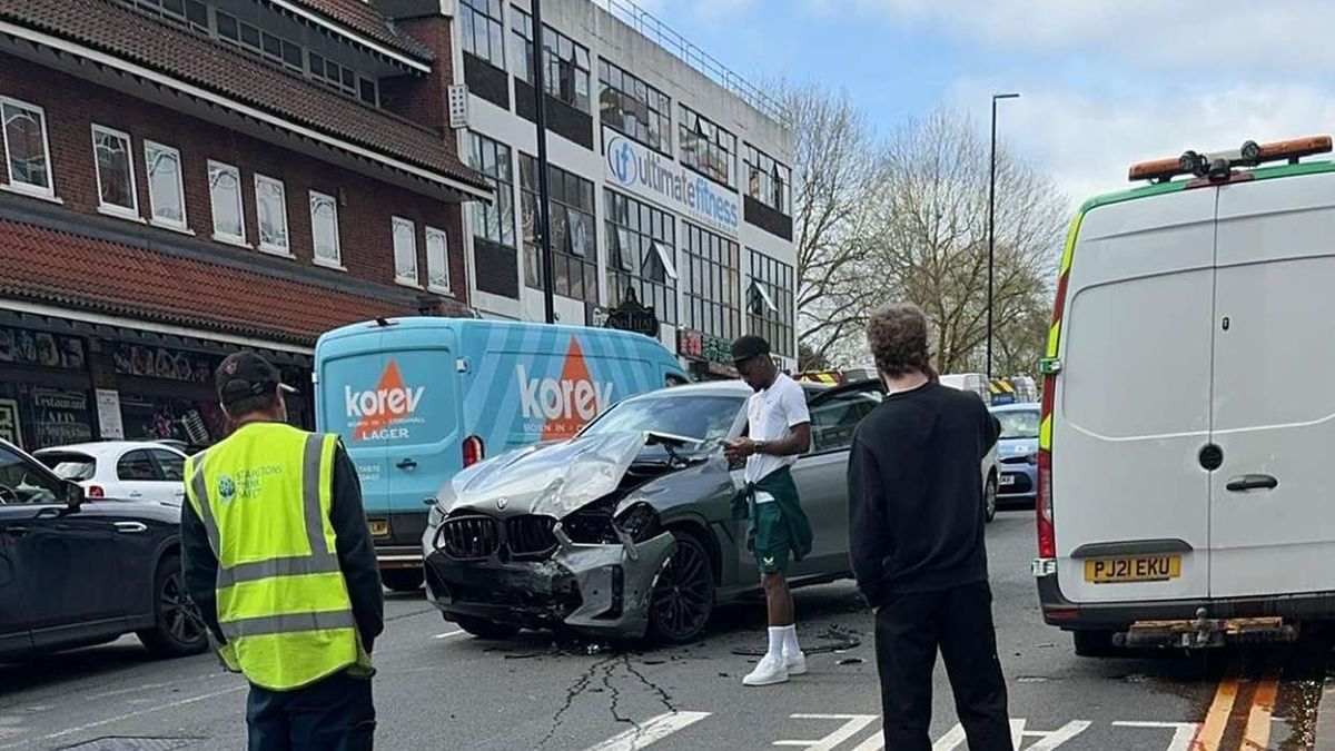 Rozbity samochód Jhona Durana