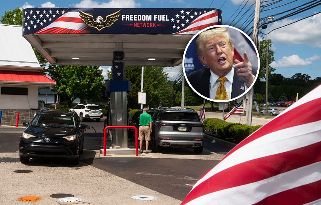 Trump promuje sieć z tanim paliwem. "Robią to, bo kochają USA"