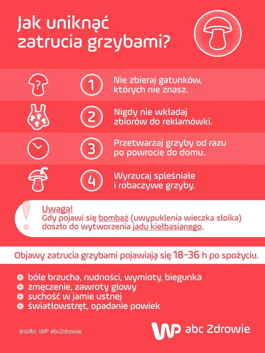 Jak uniknąć zatrucia grzybami?