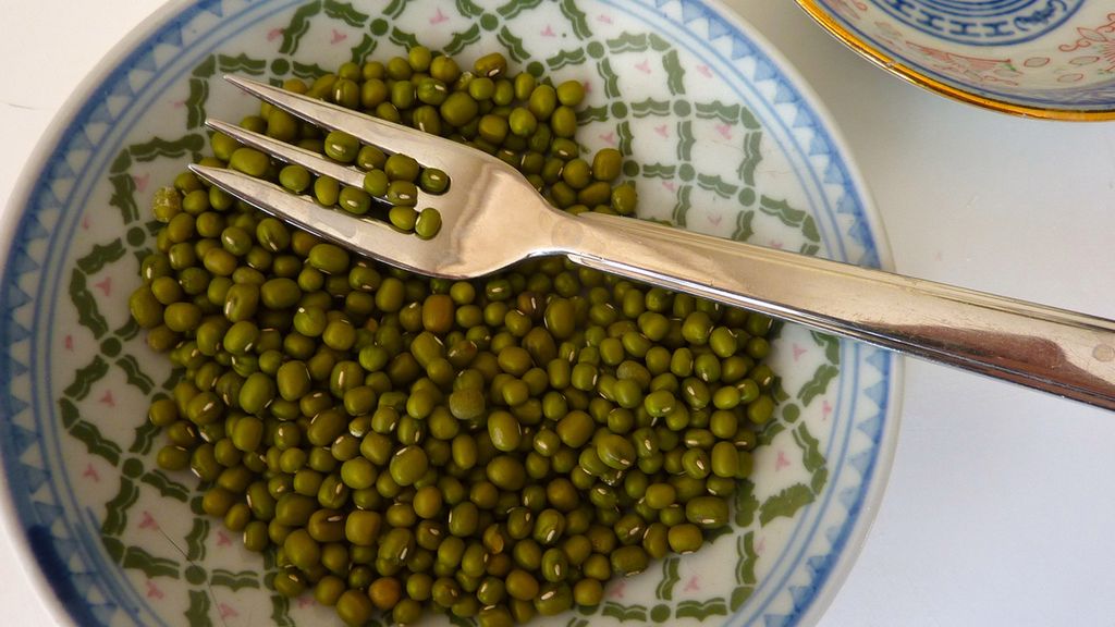 Fasola Mung gotowana z dodatkiem soli