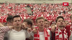 Mundial 2018. Polska - Senegal. Hymn na PGE Narodowym w Warszawie