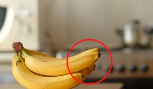 Jeść czy nie jeść? Co zrobić z czarną końcówką banana?