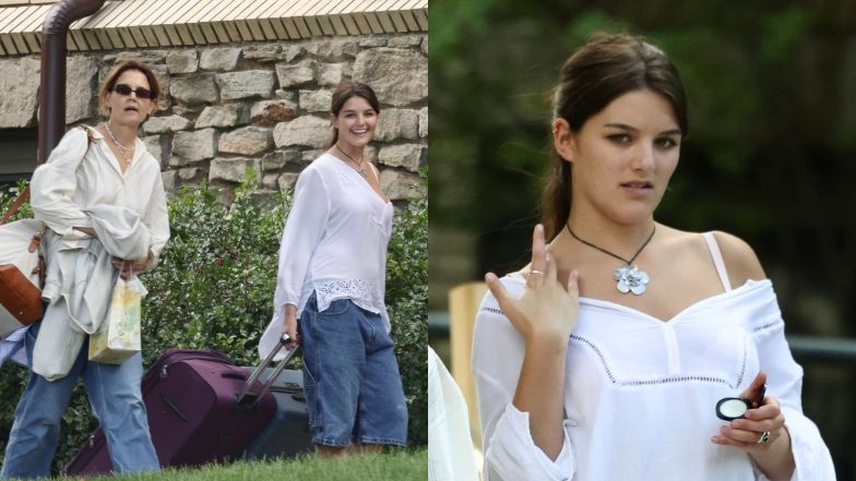 Suri Cruise se fue a la universidad. La pillaron moviéndose en la casa.