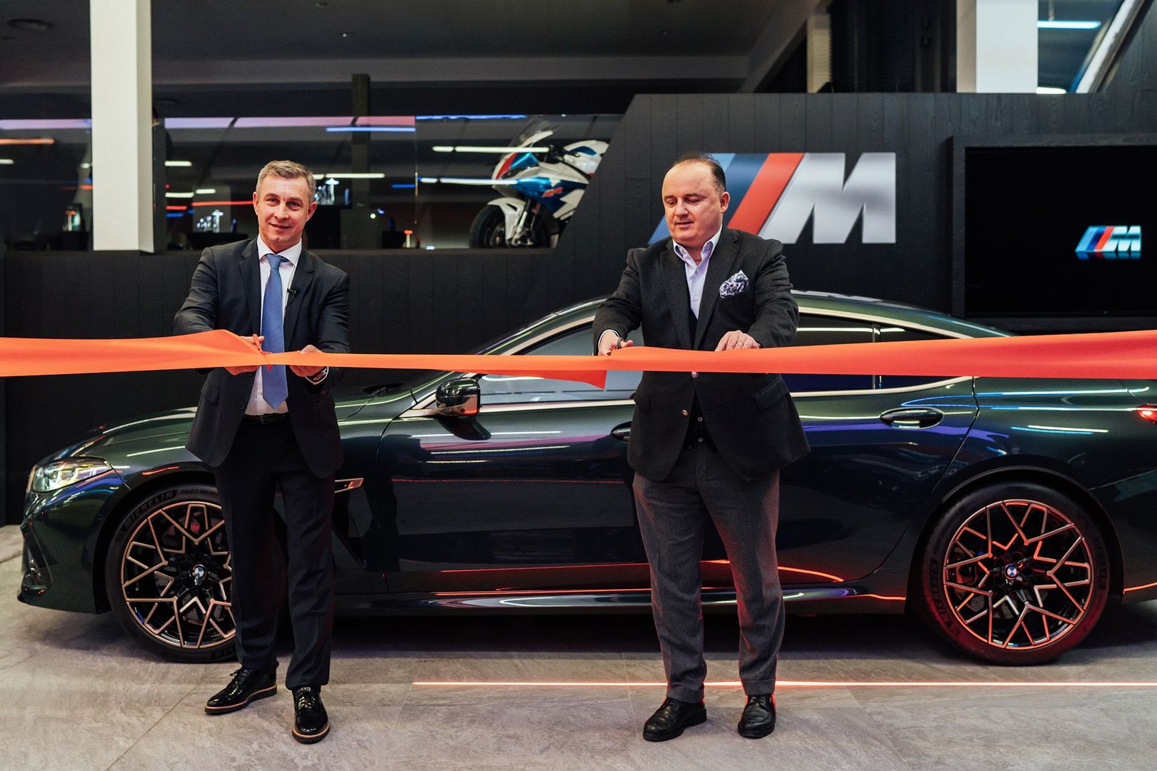 Ireneusz Sikora i Christian Haririan (fot. BMW Polska)