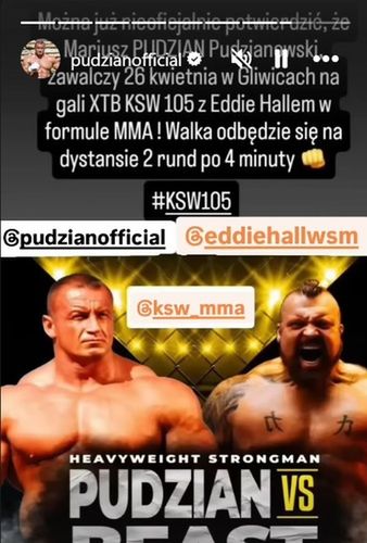 Źródło: instagram.com/pudzianofficial/