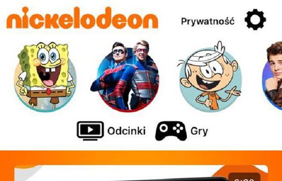 Aplikacja Nickelodeon Play dostępna w pełnym pakiecie premium dla klientów Play
