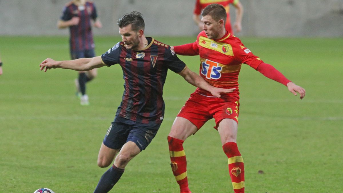 PAP/EPA / Artur Reszko / Na zdjęciu: Bojan Nastic  i Alexander Gorgon