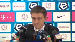 Mariusz Rumak po  meczu z Cracovią