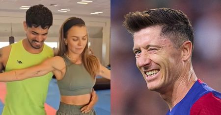 Zamieszanie wokół bachaty Lewandowskiej. "Wywołała ogólnokrajową dyskusję o tym, czy mężatce wypada tańczyć z innym facetem" (OKIEM PUDELKA)