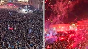 Tysiące ludzi wyszły na ulice Neapolu. Obrazki poszły w świat