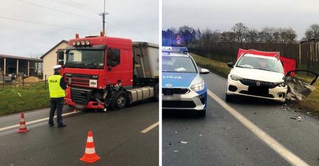 Łódzkie. Tragiczny wypadek na DK74. Zginął pasażer