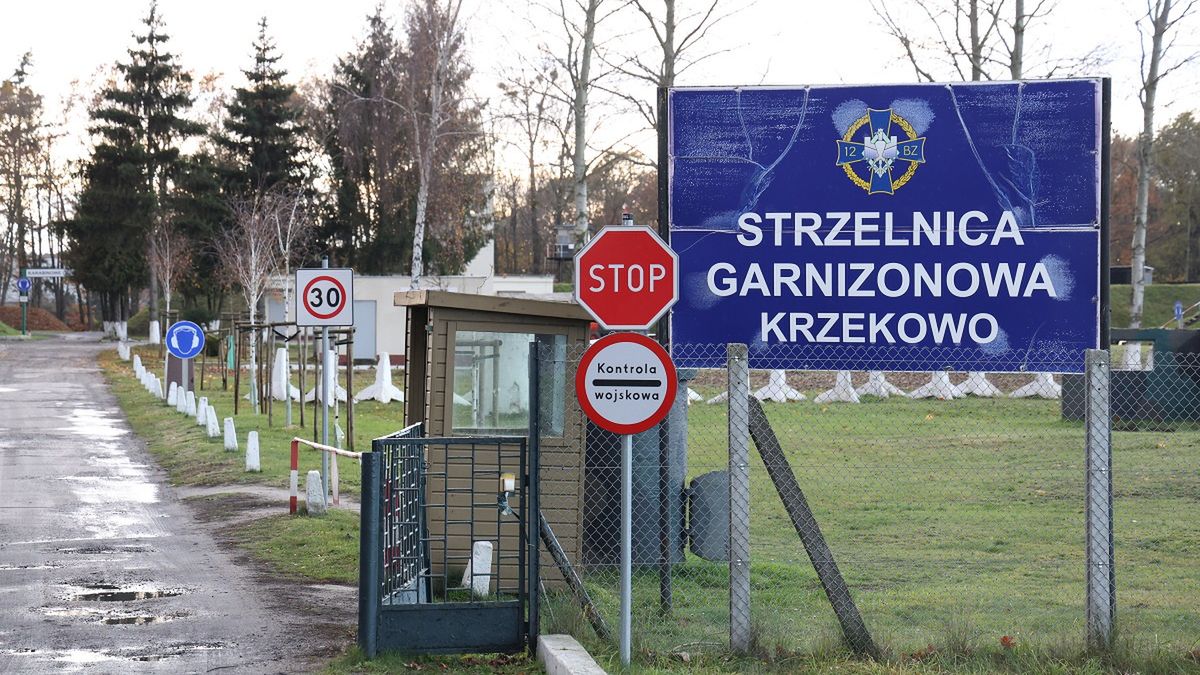 Miejsce postrzelenia żołnierza w Szczecinie.