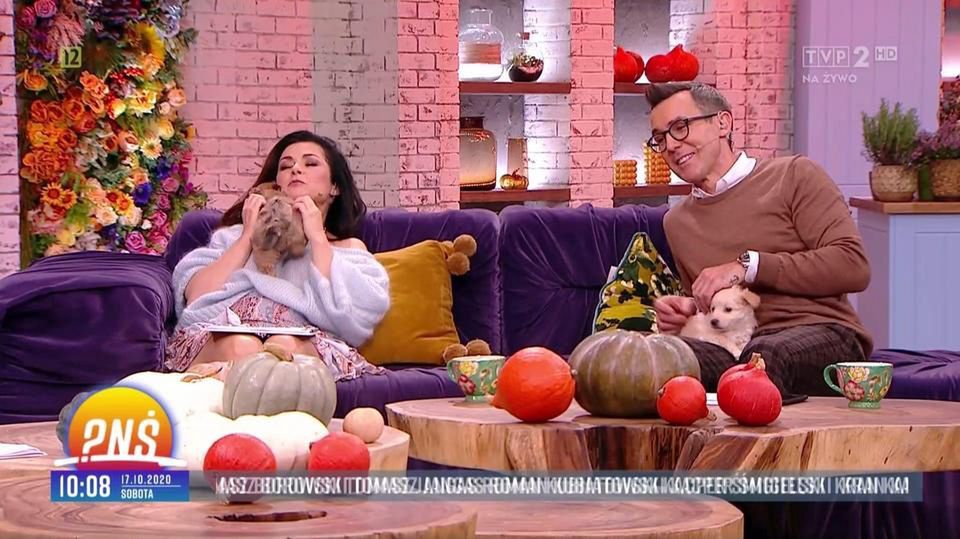 Katarzyna Cichopek została obsikana przez pieska w śniadaniówce