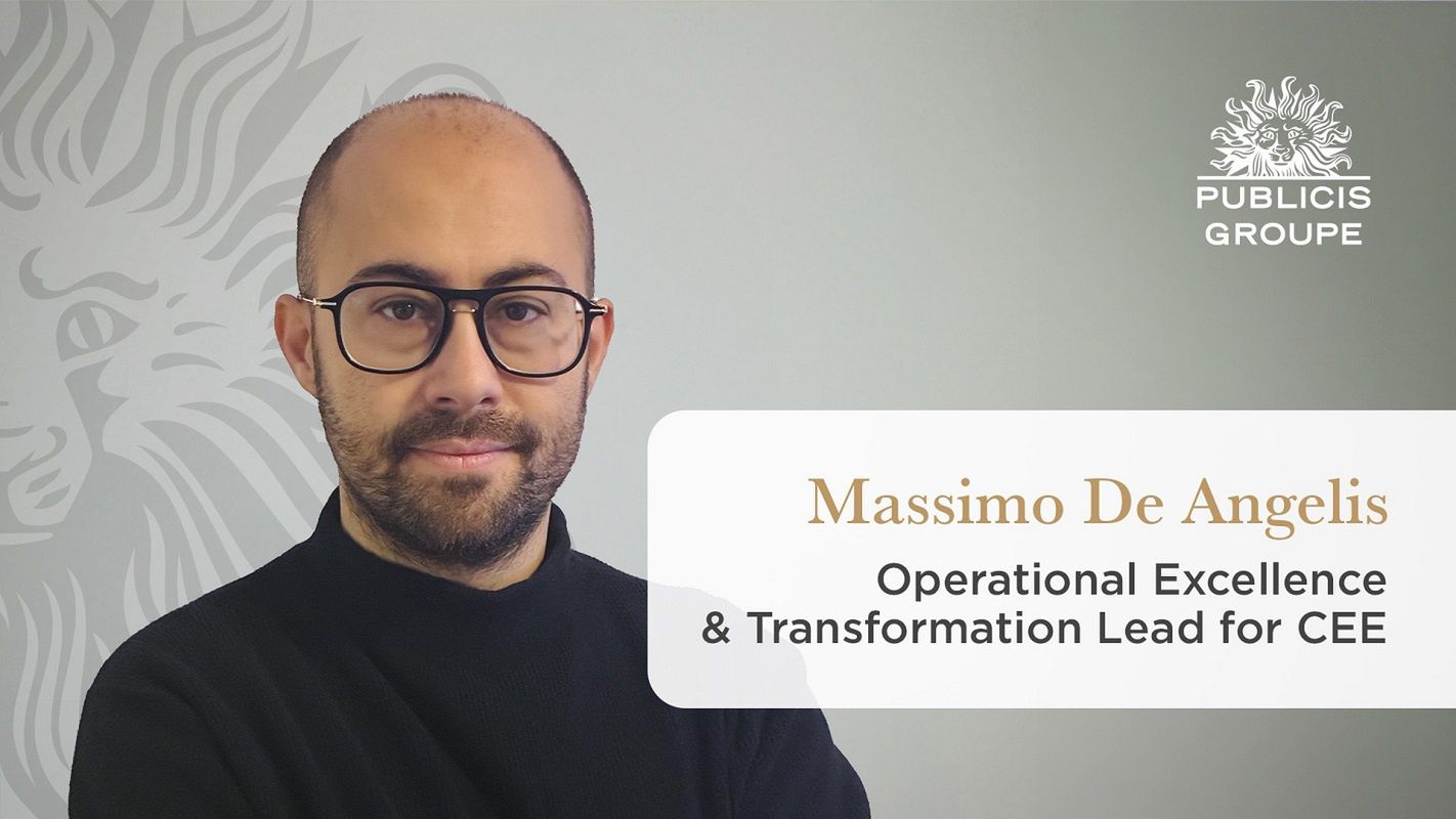 Massimo De Angelis operational excellence & transformation leadem w Publicis Groupe CEE