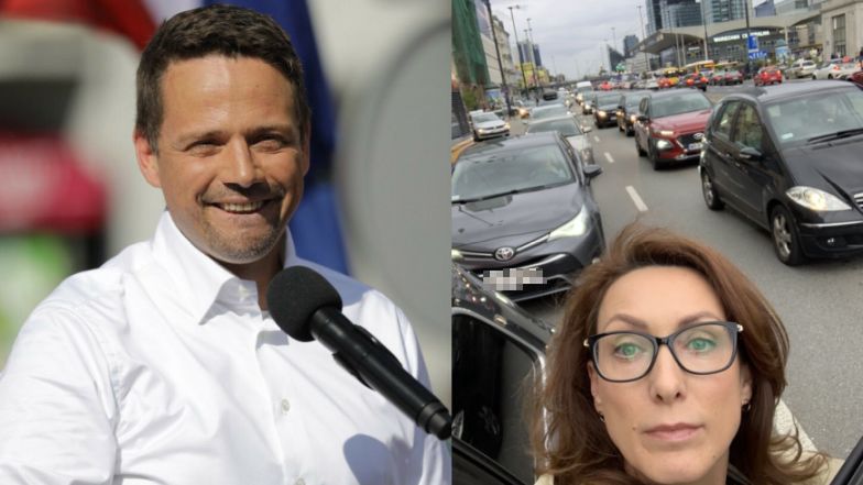 Anna Kalczyńska narzeka na korki w Warszawie