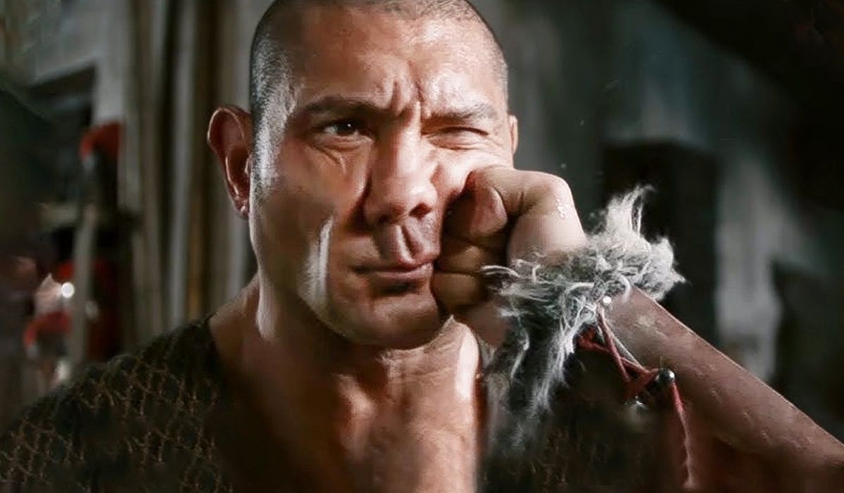 Dave Bautista in the movie "The Killer's Game”