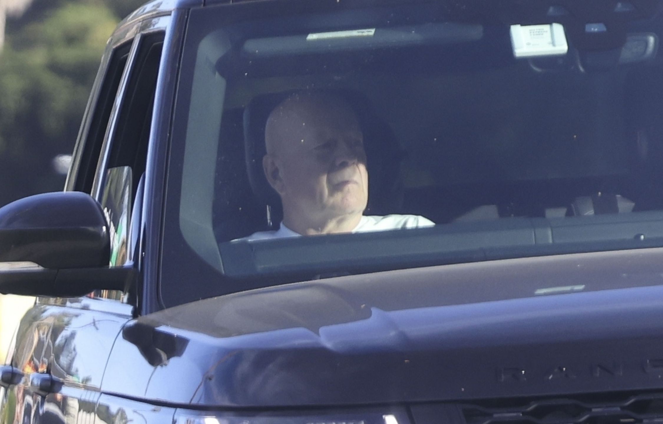 Bruce Willis w trakcie przejażdżki po Los Angeles