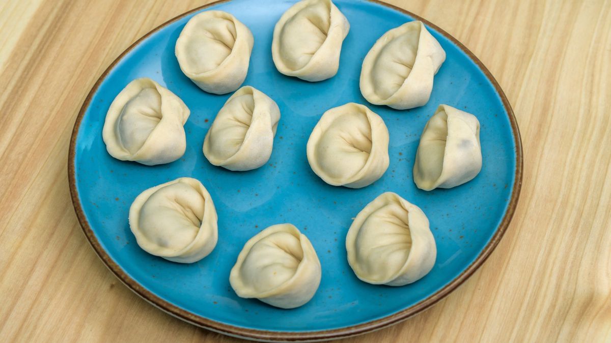 Uszka z grzybami i jajkami