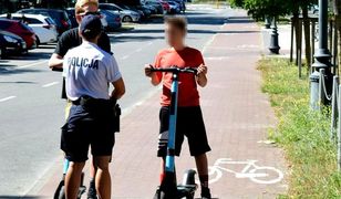 Dostał 7,5 tys. zł mandatu za jazdę na hulajnodze. Mężczyzna był pijany