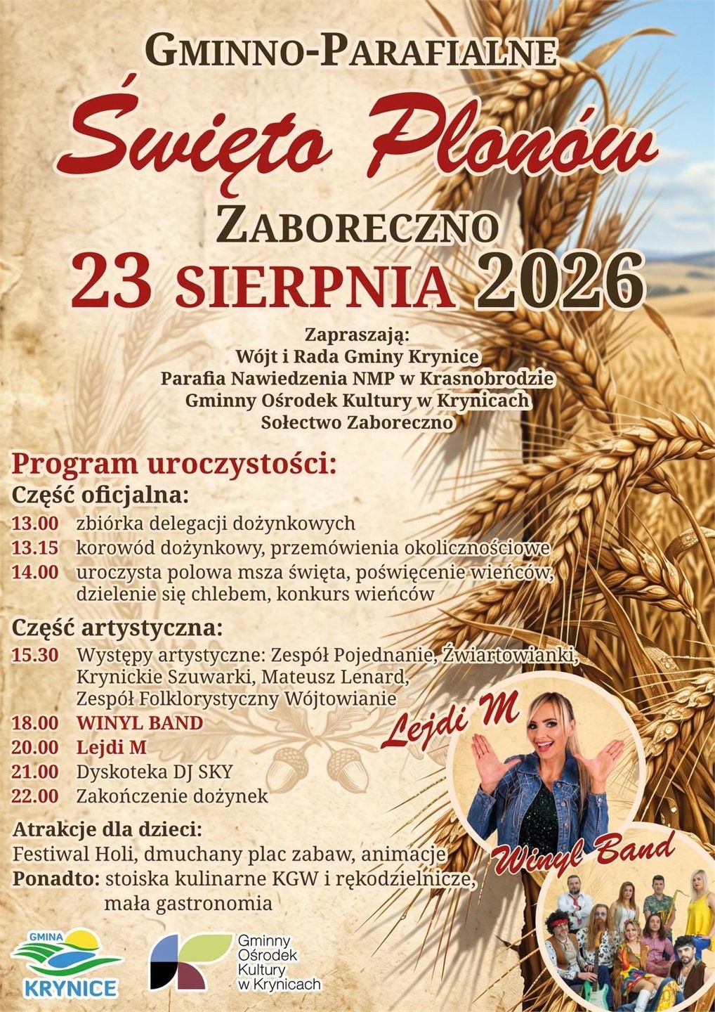 Dożynki Zaboreczno 2026