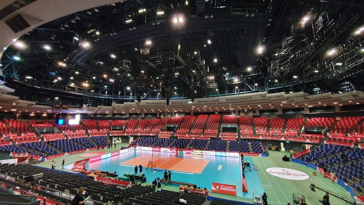 Materiały prasowe / PGE Skra Bełchatów / Na zdjęciu: Hiroshima Prefectural Sports Center
