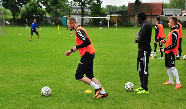 Dawid Szufryn i Cheikh Niane po latach znów na treningu Sandecji, fot. sandecja.com.pl