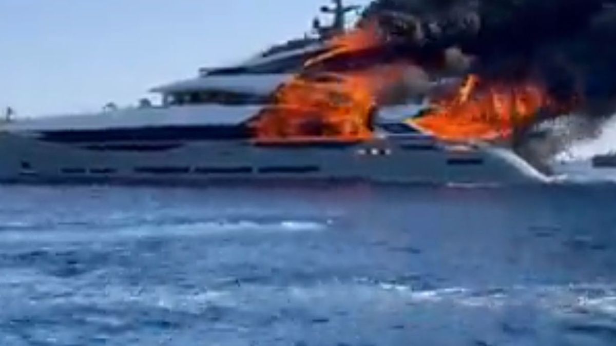 Jacht stanął w płomieniach zaledwie miesiąc po tym, jak trafił do właściciela.