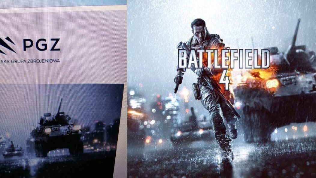 Grafiki z PGZ i gry Battlefield opublikował na Twitterze dziennikarz Piotr Maciążek
