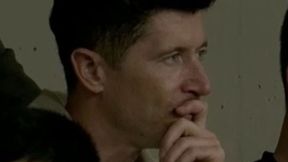 Kamery pokazały Lewandowskiego. Oto kto siedział obok niego