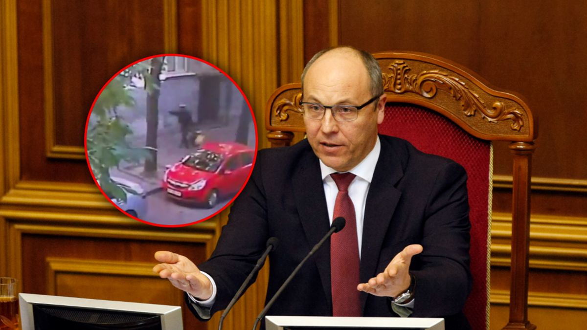 Andrij Parubij został zastrzelony przez dostawcę jedzenia.