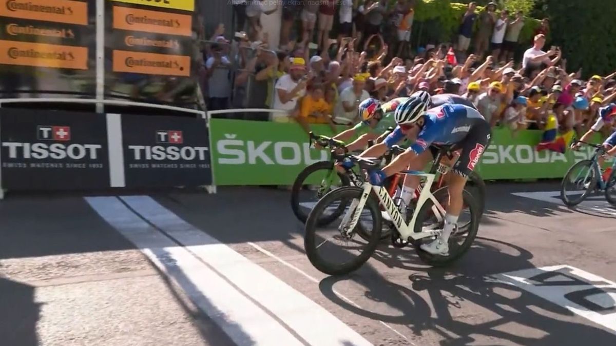 finisz piętnastego etapu Tour de France