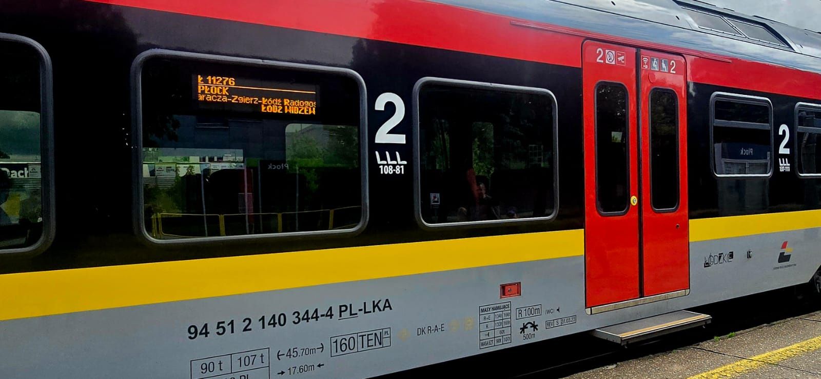 Pociąg z Łodzi już w trasie