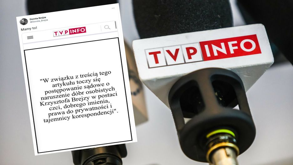 Zablokowany artykuł na TVP Info
