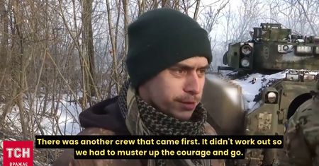 Szarża M2A2 Bradley na T‑90M pod Awdijiwką. Załoga mówi jak było