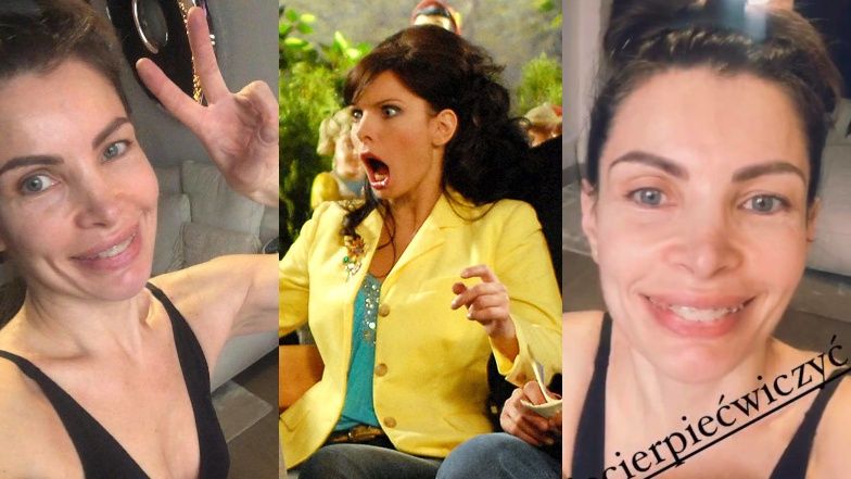 Agnieszka Dygant relacjonuje trening z kotem