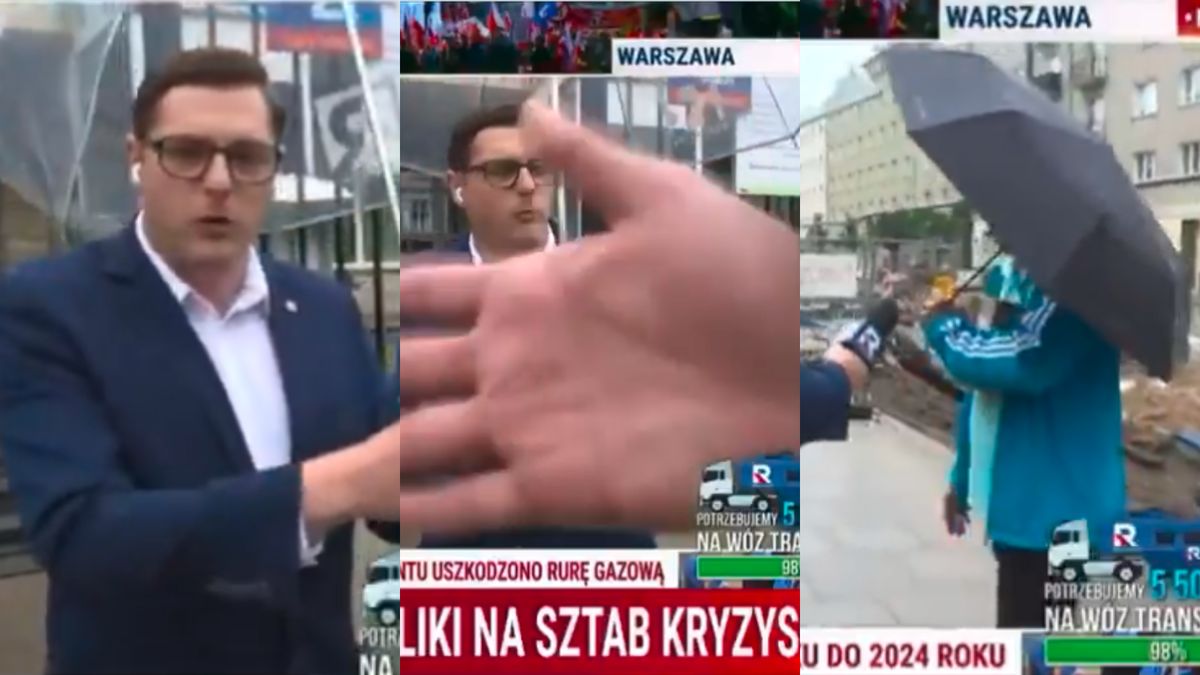 Incydent w programie na żywo TV Republika "Kłamiesz"